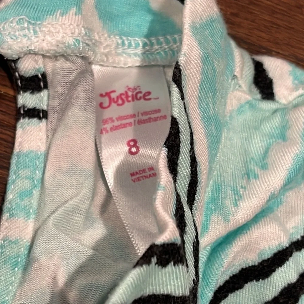 Justice Green Girls Dress Size 8